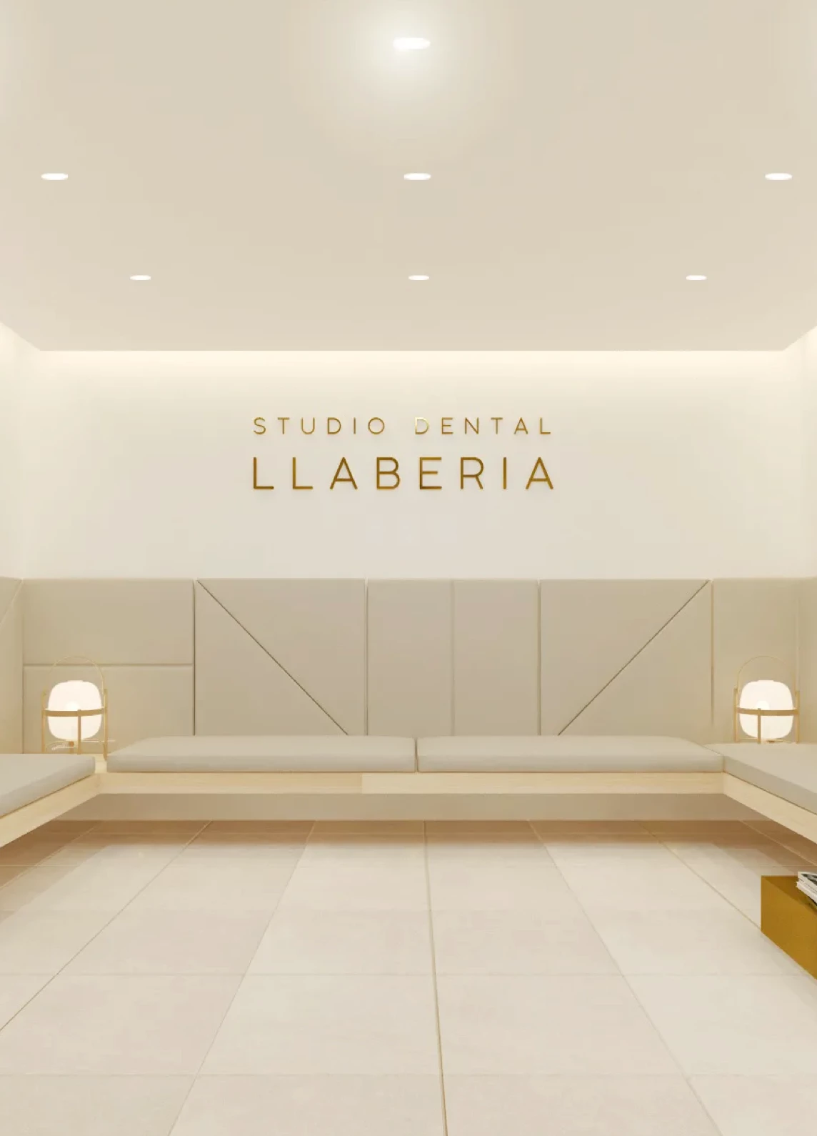 Sala d'espera Clínica dental Llaberia